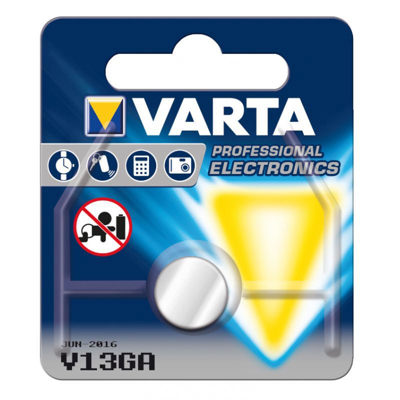 VARTA Alkaline Knopfzelle Fotobatterie V13GA LR44 1,5V 1er Blister