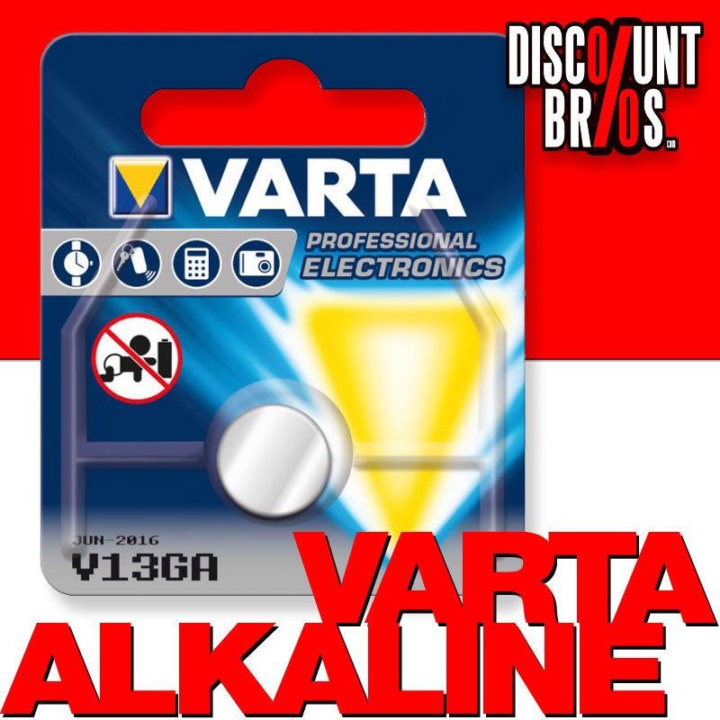 VARTA Alkaline Knopfzelle Fotobatterie V13GA LR44 1,5V 1er Blister