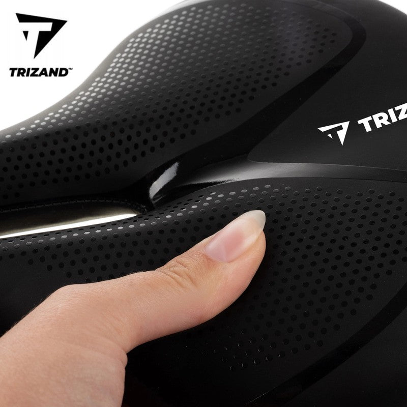 Komfort E-BIKE RENNER VELO SATTEL mit Rücklicht Fahrradsattel Velosattel SCHWARZ