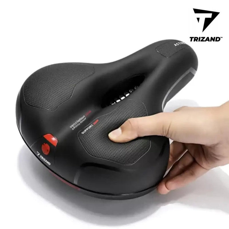 Komfort E-BIKE VELO SATTEL Fahrradsattel Velosattel SCHWARZ