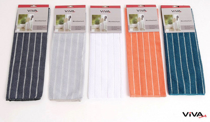 Microfaser Küchentücher MIKROFASERTÜCHER Reinigungstücher mit Streifen von VIVA