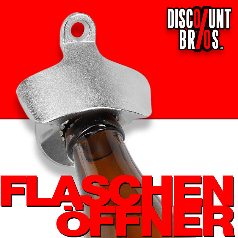 FLASCHENÖFFNER zur Wandbefestigung Bieröffner Wandflaschenöffner Gusseisen