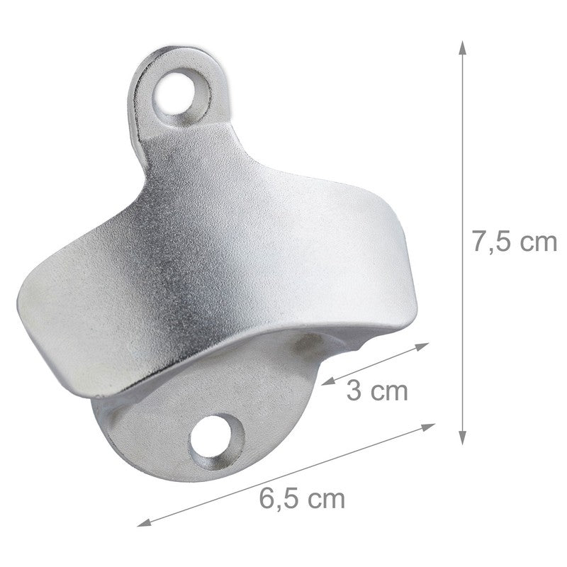 FLASCHENÖFFNER zur Wandbefestigung Bieröffner Wandflaschenöffner Gusseisen