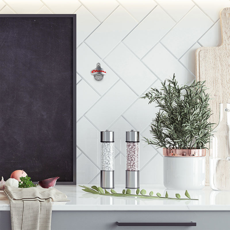 FLASCHENÖFFNER zur Wandbefestigung Bieröffner Wandflaschenöffner Gusseisen