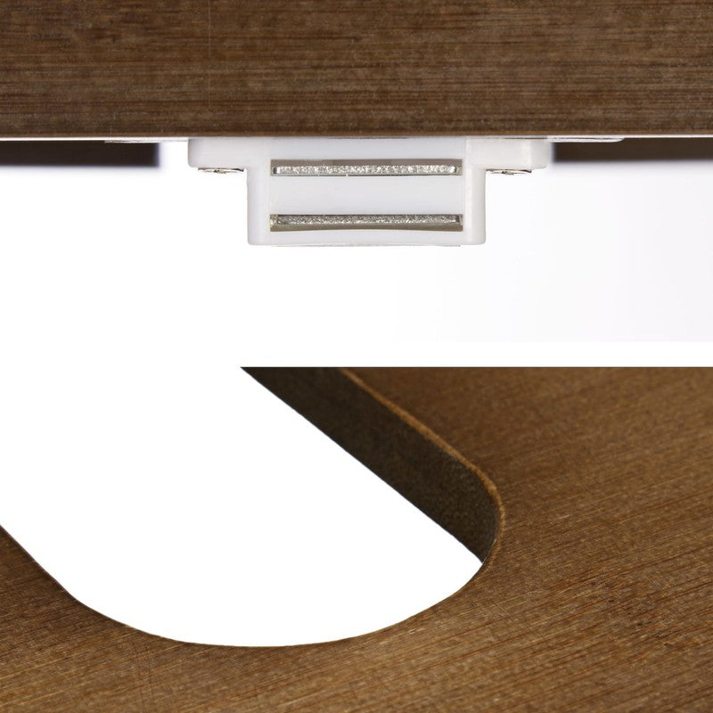 Waschbeckenunterschrank UNTERSCHRANK Waschbeckenschrank aus Bambusholz BRAUN