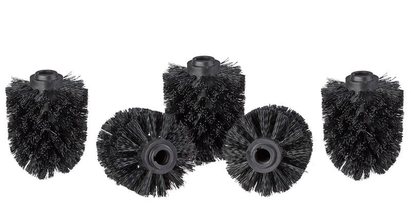 5er- oder 9er-Set WC BÜRSTENKOPF Toilettenbürsten-Ersatz-Set WC-BÜRSTE SCHWARZ
