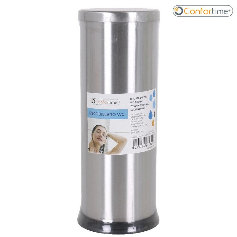Toilettenbürste WC-BÜRSTE mit Halter WC-Garnitur EDELSTAHL