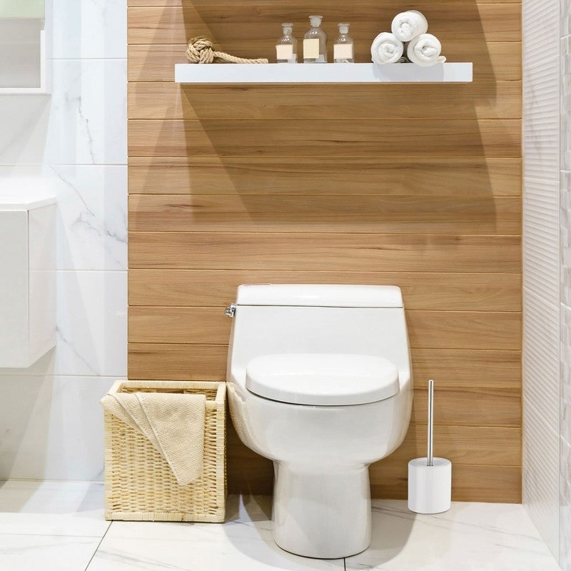 Toilettenbürste WC-BÜRSTE mit Halter WC-Garnitur KERAMIK WEISS