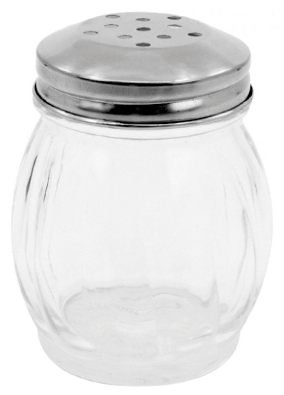 140ml XL Gewürzstreuer GROBSTREUER Glasstreuer mit Edelstahldeckel 9×6,5cm