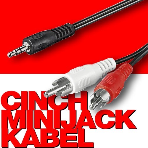 CINCH-MINIJACK KABEL 1,5m