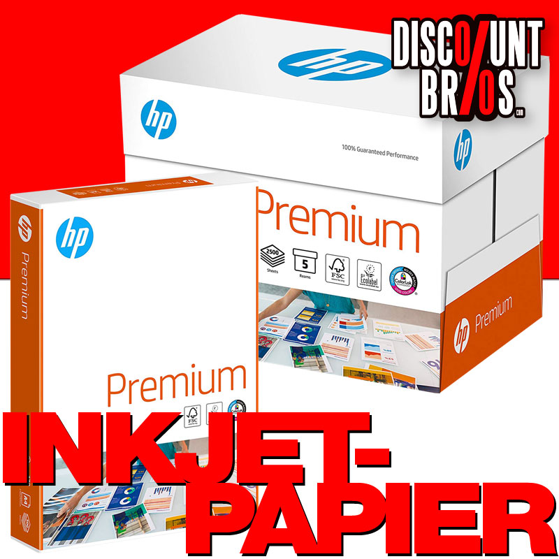 2500 Blatt HP CHP850 Premium KOPIERPAPIER BrightWhite Laser- + Inkjet-Papier, A4 80g/m² (ehemals CHP710, CHP210 & CHP225)