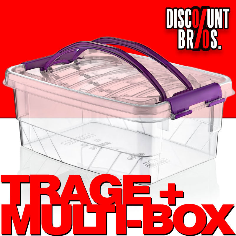 5 Liter MULTI BOX Transportbox Aufbewahrungsbox mit Tragegriffen VORRATSDOSE Frischhaltedose