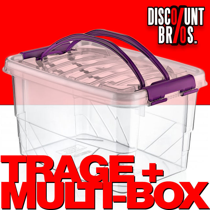 7 Liter MULTI BOX Transportbox Aufbewahrungsbox mit Tragegriffen VORRATSDOSE Frischhaltedose