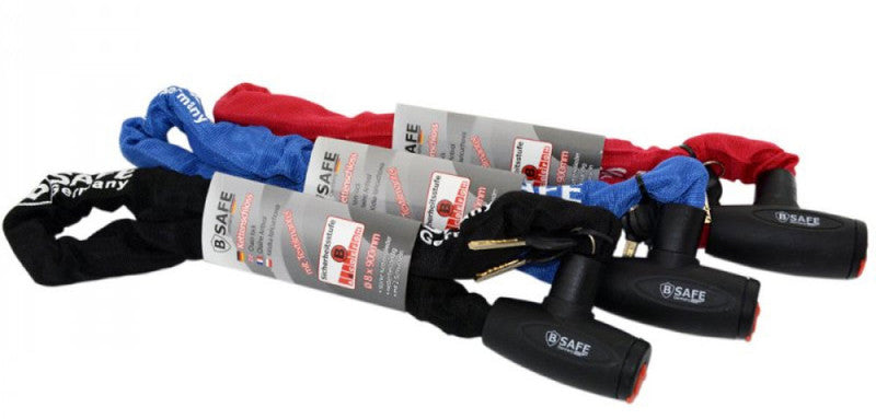 Mofa- Motorrad- Veloschloss KETTENSCHLOSS 8 × 90cm von B-SAFE