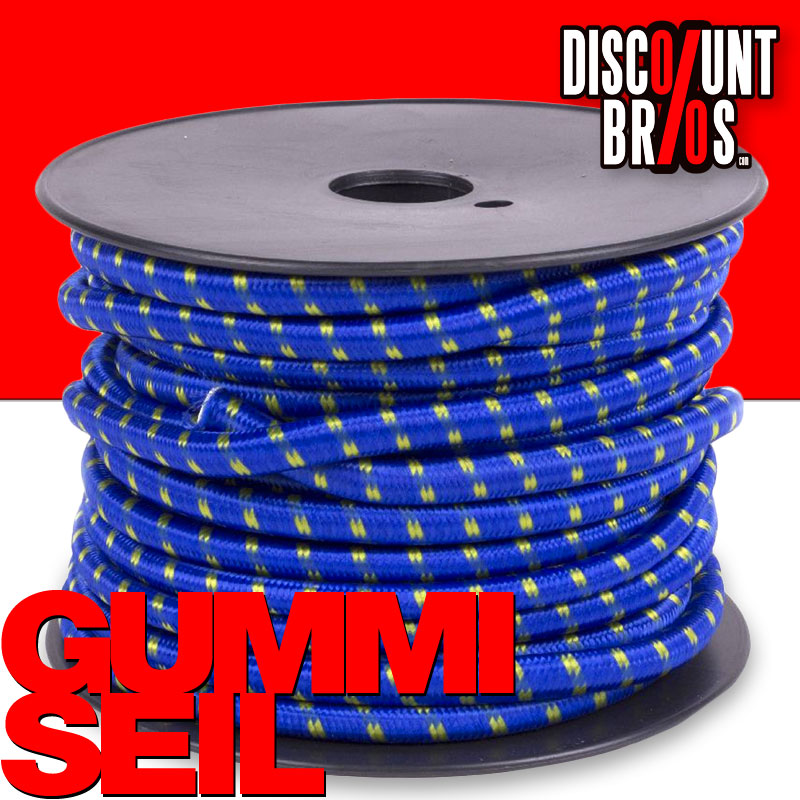 Elastisches Allzweckseil GUMMI SEIL Universalseil Kunststoffseil 8mm 20m