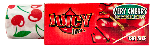24 × Juicy Jay ROLLS mit Geschmack BIG SIZE TRAY Papers Rolle 5m Zigarettenpapier 5m×54mm