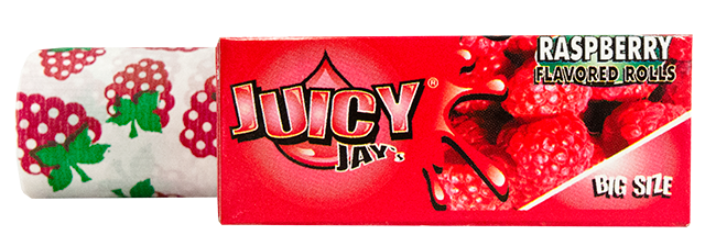 24 × Juicy Jay ROLLS mit Geschmack BIG SIZE TRAY Papers Rolle 5m Zigarettenpapier 5m×54mm