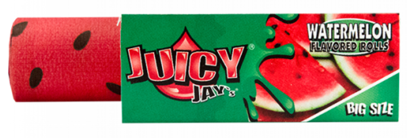 WATERMELON Juicy Jay ROLLS mit Geschmack BIG SIZE Papers Rolle Zigarettenpapier 5m×54mm