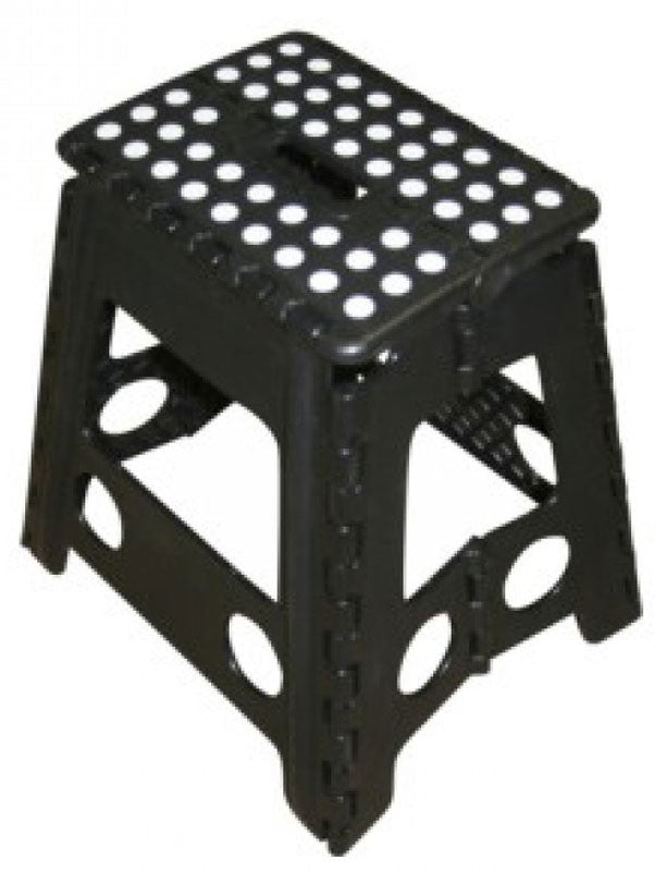 Klappbarer Hocker KLAPPTRITT Klapphocker SCHWARZ