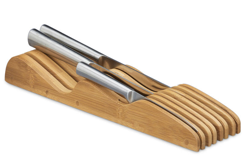 Bambus MESSERBLOCK für 7 Messer