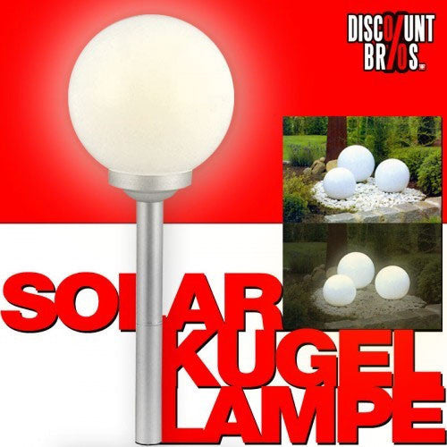 LED SOLAR LEUCHTKUGEL Kugelleuchte Kugellampe Ø15cm WARMWEISS
