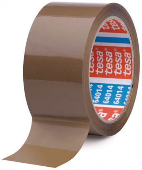 6 Stk. Packband TESA KLEBEBAND für Kartonschachteln etc. tesapack® 64014 PP 66m 50mm braun
