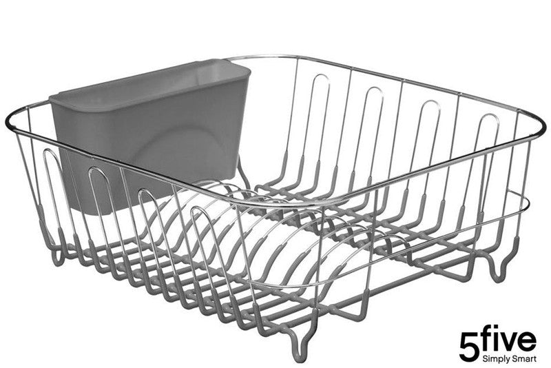 Abtropfgestell GESCHIRR-ABTROPFGITTER Abtropfkorb mit Besteckhalter 36,5×32,5cm