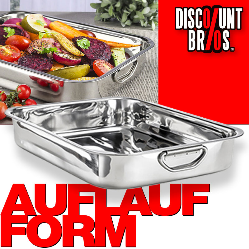 Auflaufform BACKFORM Bräter aus Edelstahl 35×26cm