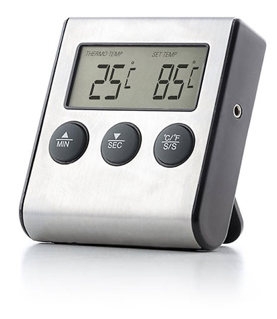 Digitales BRATEN-THERMOMETER Backofen- Grill- Fleisch- Thermometer