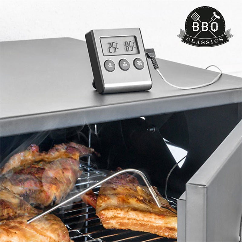 Digitales BRATEN-THERMOMETER Backofen- Grill- Fleisch- Thermometer