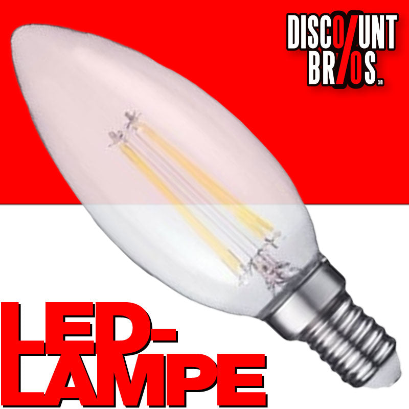 A++ 2W LED Leuchtmittel Licht Kerze Filament LED LAMPE Glühbirne Klassisch  C35 e14 WARMWEISS