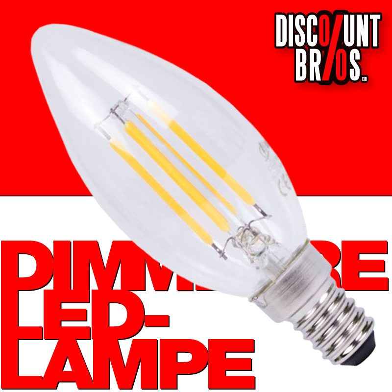 A+ 4W LED Leuchtmittel Licht Kerze Filament LED LAMPE Glühbirne Klassisch  C35 e14 WARMWEISS dimmbar
