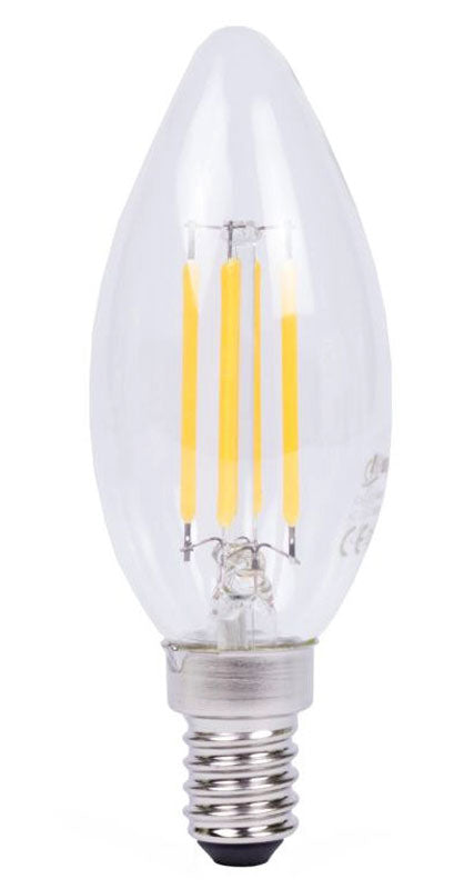 A+ 4W LED Leuchtmittel Licht Kerze Filament LED LAMPE Glühbirne Klassisch  C35 e14 WARMWEISS dimmbar