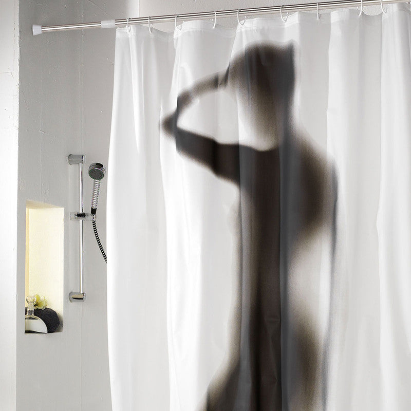 Teleskop Duschstange DUSCHVORHANGSTANGE Vorhangstange Teleskopstange Kleiderstange aus Edelstahl 66-110cm