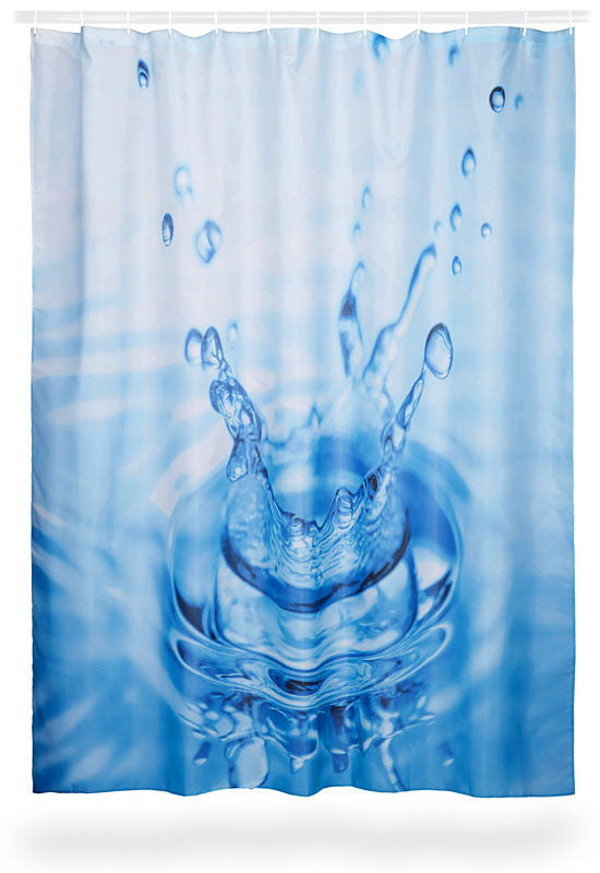 DUSCHVORHANG Wassertropfen 180×180cm