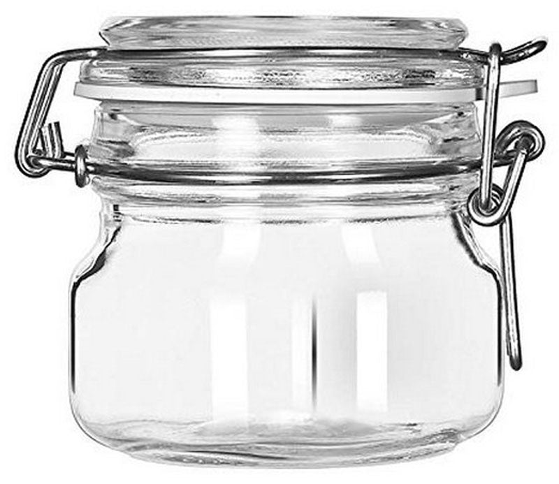 500ml Borgonovo Kristall EINMACHGLÄSER Einmachglas Konfitürenglas mit Bügelverschluss GLAS