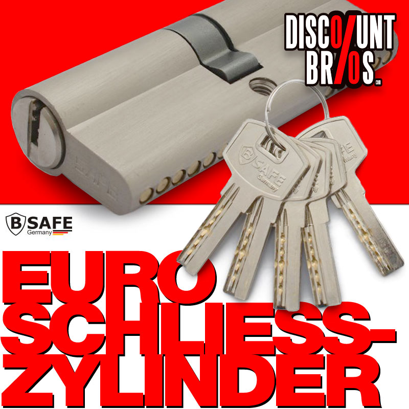 Euro-Profilzylinder Schliesszylinder SCHLOSS Doppelzylinder mit 5 Schlüsseln 70mm 35/35mm