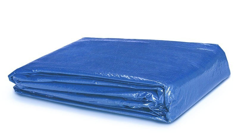 60g/m² Gewebeplane ABDECKPLANE Blache Plane mit Ösen 3×2m BLAU