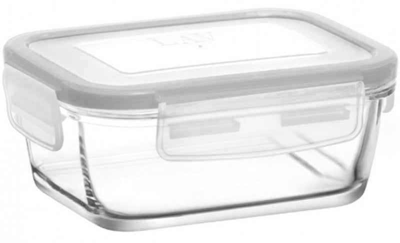 400ml RECHTECKIGE Glas Frischhaltedose PREMIUM VORRATSDOSE Aufbewahrungsbox Frische Box