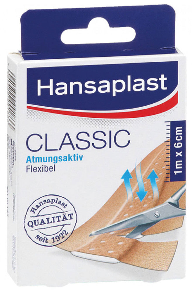 Wundpflaster Classic HANSAPLAST PFLASTER 10 Stück zum Zuschneiden 10×6cm
