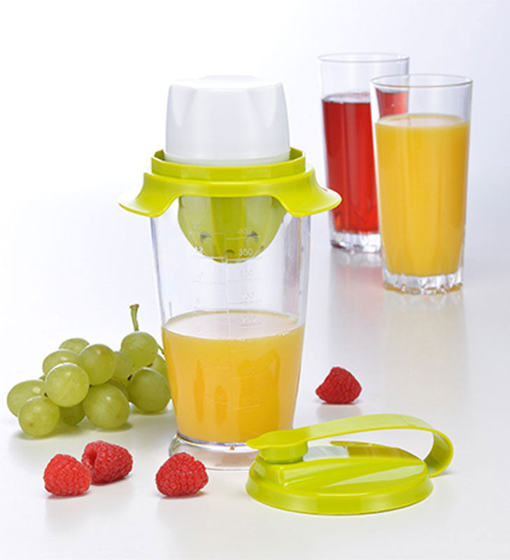 Entsafter SAFTPRESSE Zitruspresse mit Behälter und Schütteldeckel