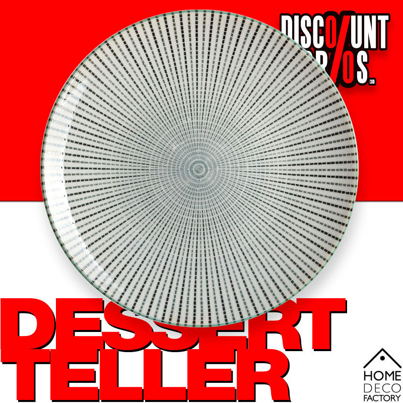 Kleiner TELLER Frühstücks- oder Dessertteller aus Porzellan Ø19cm