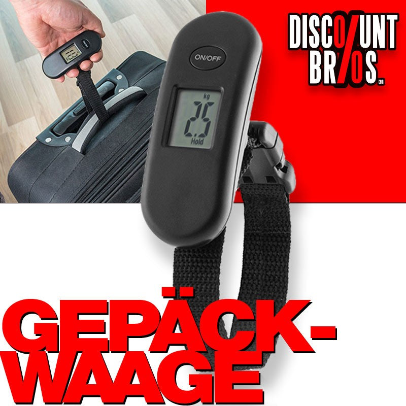 Digitale PAKET- UND GEPÄCKWAAGE Kofferwaage InnovaGoods