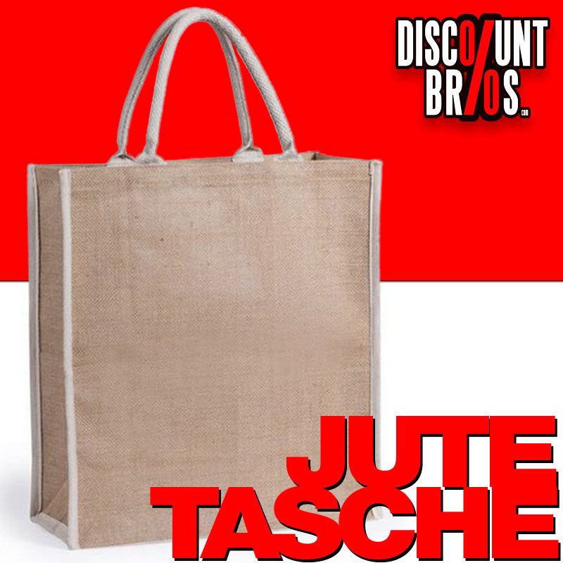 Tragetasche JUTE TASCHE Einkaufstasche Tasche 42×38×16cm
