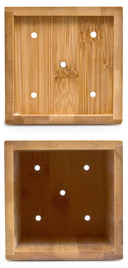 Küchenhelfer KOCHLÖFFEL mit Halter aus Bambus Holz 5er Set