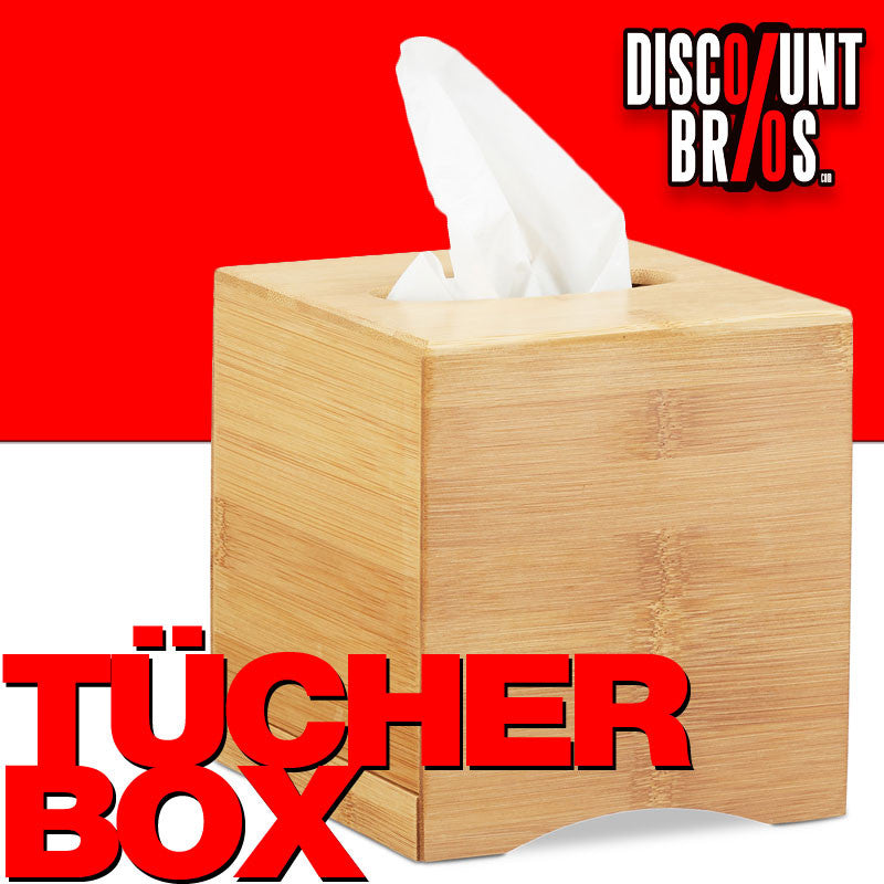 Bambus KOSMETIKTÜCHERBOX quadratisch