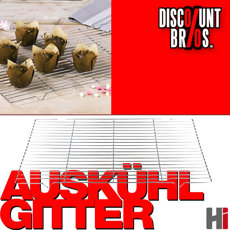 Auskühlgitter BACK- GITTER Kuchengitter Tortengitter eckig 45×30cm