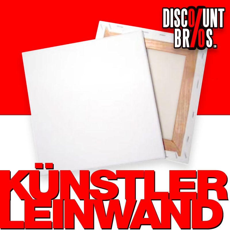 Künstler LEINWAND quadratisch grundiert auf Keilrahmen für Kunstmaler 50×50cm
