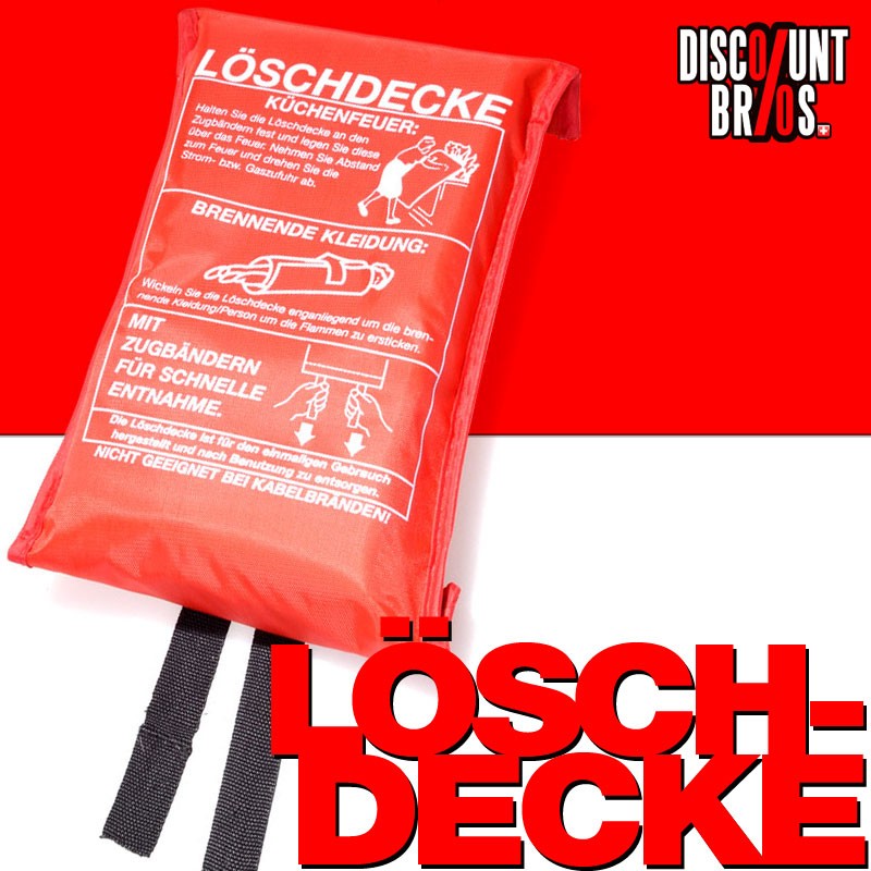Brandschutzdecke LÖSCHDECKE 1×1 Meter