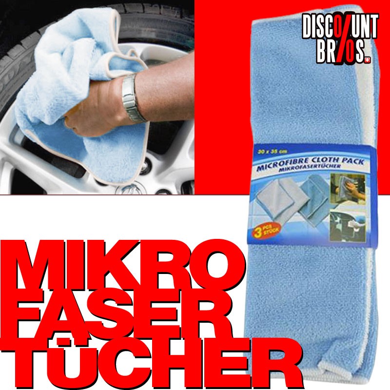 Microfaser Reinigungstücher MIKROFASERTÜCHER 3er-Set